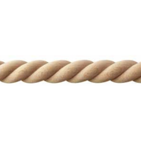 Asta cornice scolpita in faggio taglio personalizzato