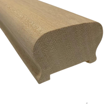 Corrimano Ayous Sagomato Grezzo - ALTEZZA: 300cm