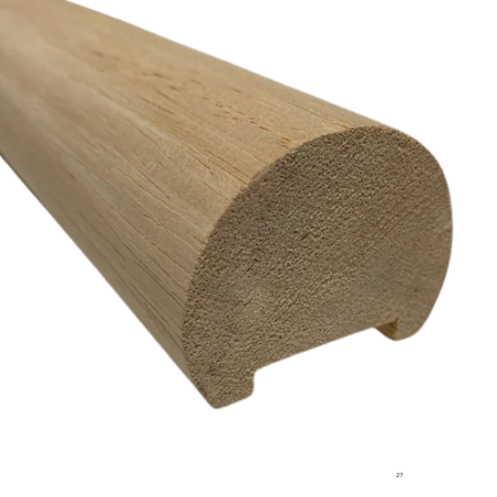 Corrimano Ayous Sagomato Grezzo - ALTEZZA: 300cm