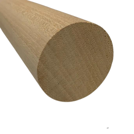 Corrimano Ayous Tondo Grezzo - ALTEZZA: 300cm