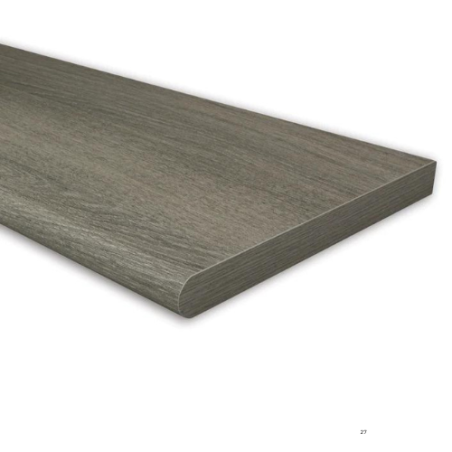 Mensola Bianca Stondata