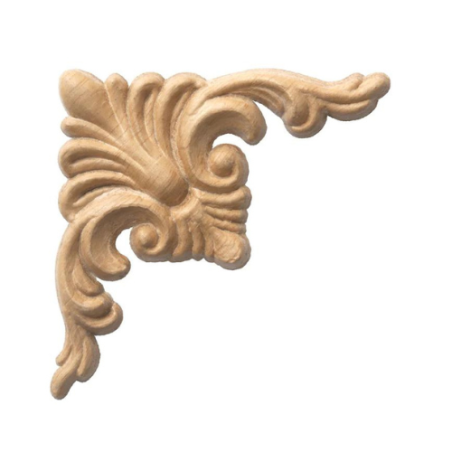 FREGIO IN LEGNO 98X98mm (4 PZZ.)