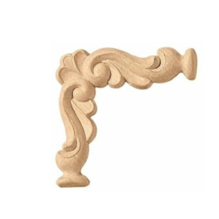 FREGIO IN LEGNO 87X87mm (4 PZZ.)