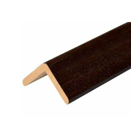 Paraspigolo in ayous noce scuro taglio personalizzato