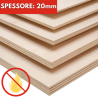Pannello Compensato Pioppo Ignifugo Spessore 20mm Su Misura