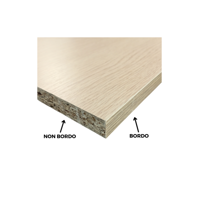 Pannello Truciolato Rovere Sbiancato Spessore 18mm Su Misura