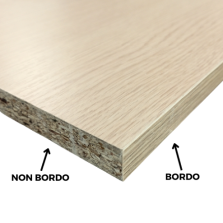 Pannello Truciolato Rovere Sbiancato Spessore 18mm Su Misura