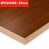Pannello Multistrato Bilaminato Noce Spessore 25mm Su Misura
