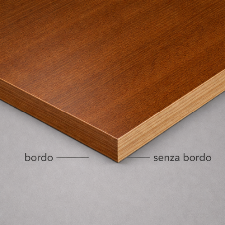 Pannello Multistrato Bilaminato Noce Spessore 18mm Su Misura