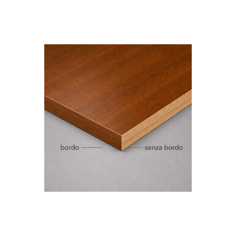 Pannello Multistrato Bilaminato Noce Spessore 25mm Su Misura
