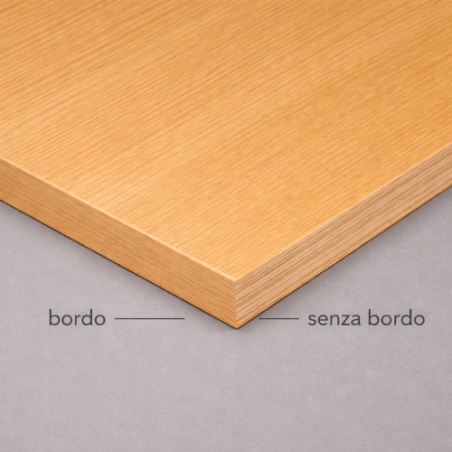 Pannello Multistrato Bilaminato Rovere Spessore 20mm Su Misura