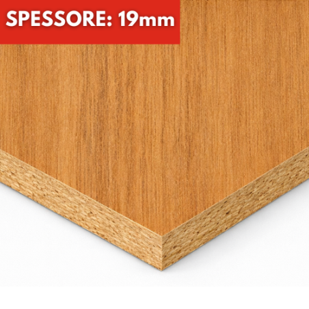 Pannello Truciolato Noce Chiaro Spessore 19mm Su Misura
