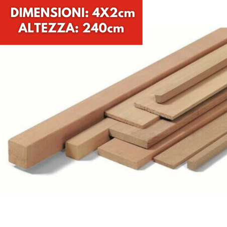 Listello Faggio Piallato taglio personalizzato