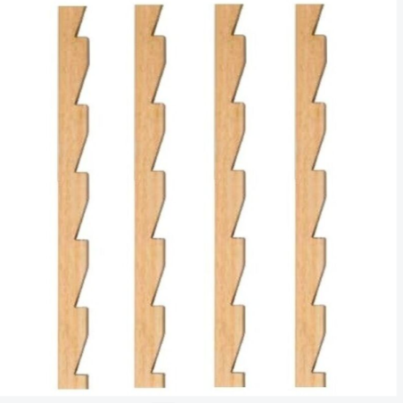 Montante Cremagliera legno Ayous