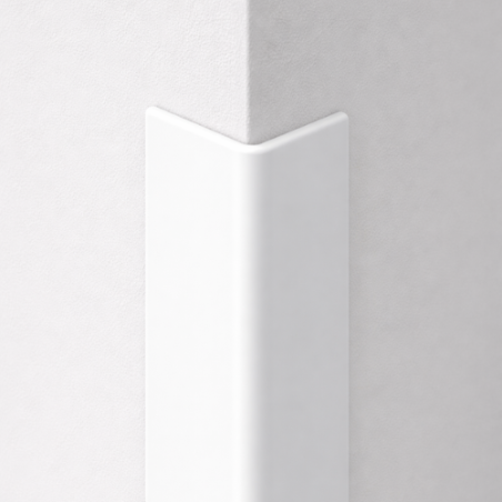 Paraspigolo in PVC bianco taglio personalizzato