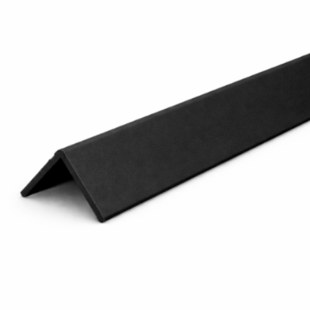 Paraspigolo in PVC nero taglio personalizzato