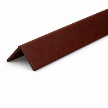 Paraspigolo in PVC mogano taglio personalizzato