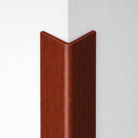Paraspigolo in PVC mogano taglio personalizzato