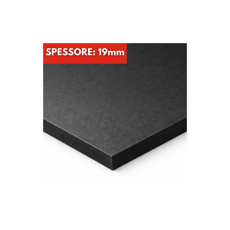 Pannello MDF Nero Idrofugo Spessore 19mm su Misura