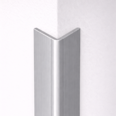 Paraspigolo in PVC Alluminio liscio taglio personalizzato