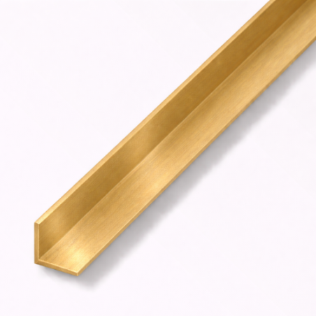 Paraspigolo in PVC Oro spazzolato liscio taglio personalizzato