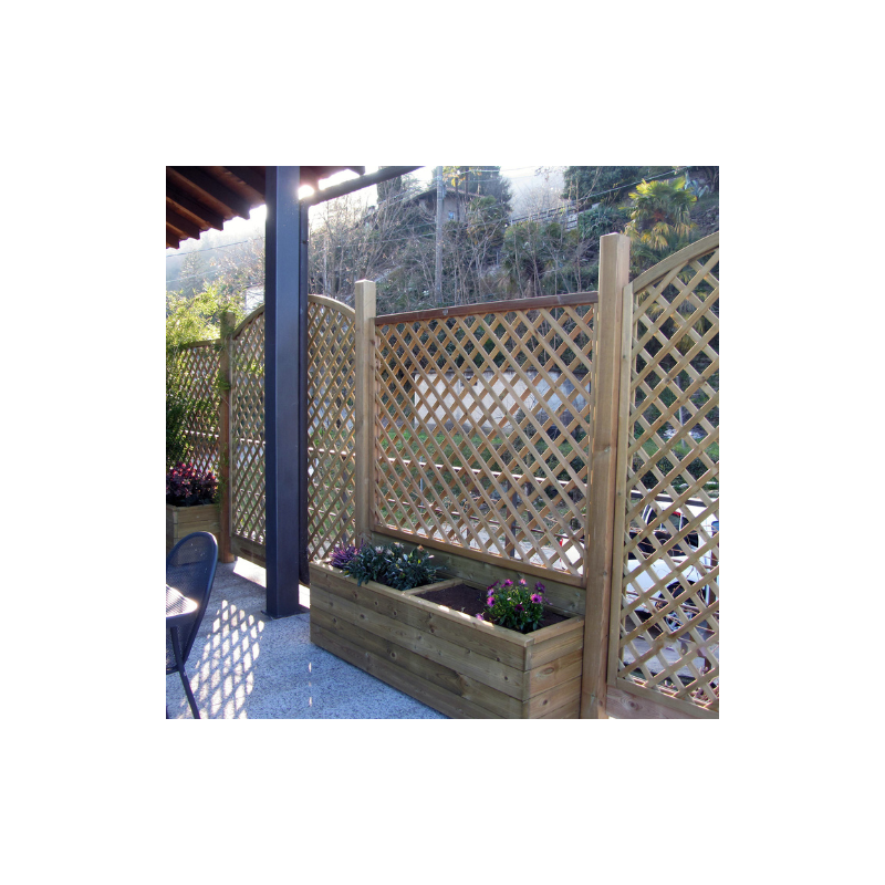 Grigliato in Pino Naturale Impregnato su Misura