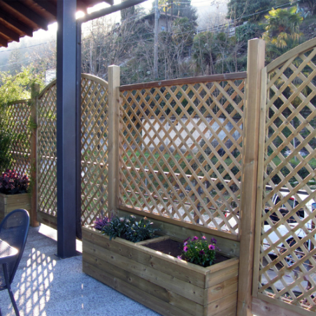 Grigliato in Pino Naturale Impregnato su Misura