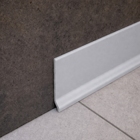Battiscopa PVC Liscio Grigio chiaro