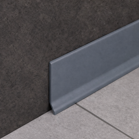 Battiscopa PVC Liscio Grigio scuro