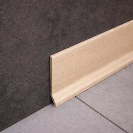 Battiscopa PVC Liscio Frassino