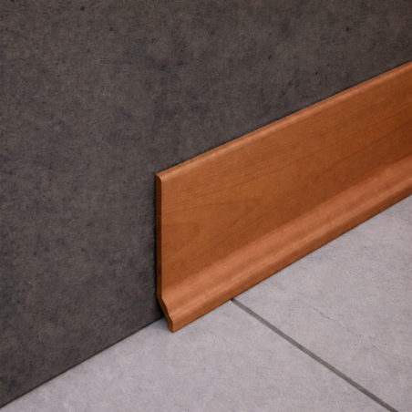 Battiscopa PVC Liscio Ciliegio