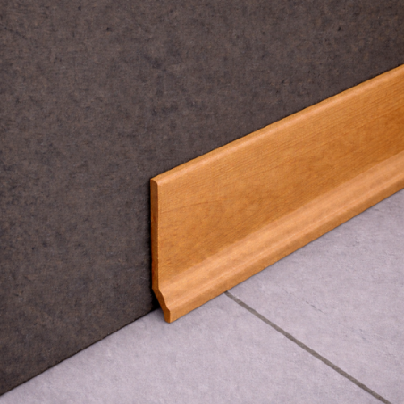 Battiscopa PVC Liscio Noce chiaro