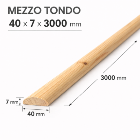 Asta in Pino Mezzo Tondo