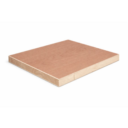 Pannello Listellare Rivestito Ciliegio spessore 25mm su Misura
