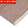 Pannello Listellare Rivestito Ciliegio spessore 25mm su Misura