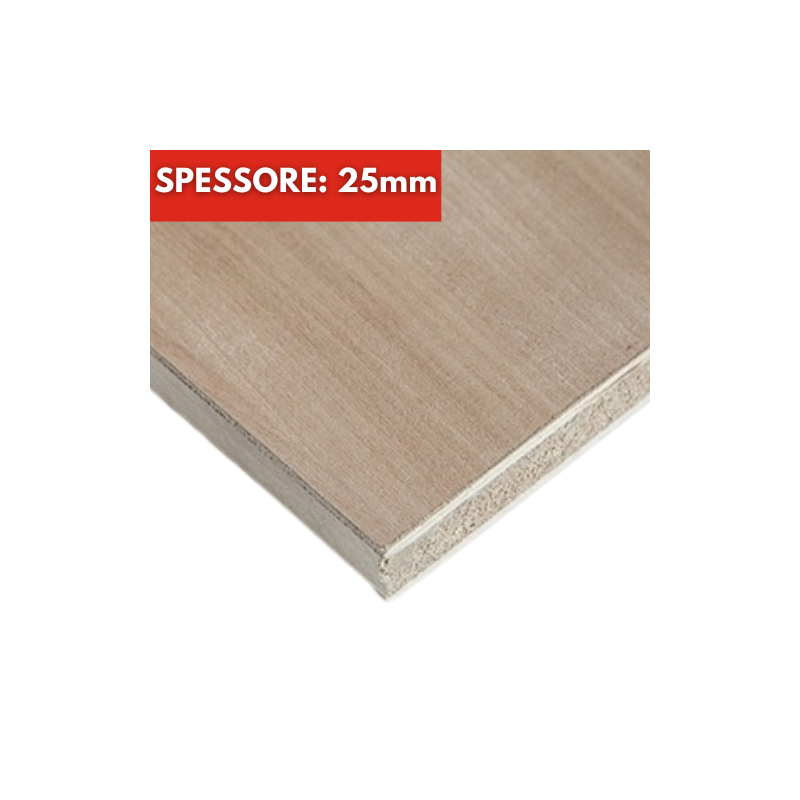 Pannello Listellare Rivestito Tanganika spessore 25mm su Misura