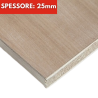 Pannello Listellare Rivestito Tanganika spessore 25mm su Misura