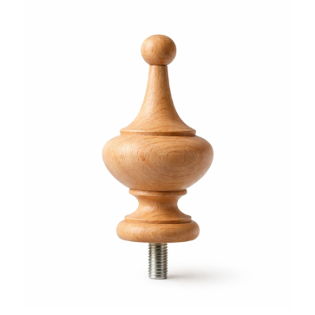 Terminale Tornito in legno Faggio