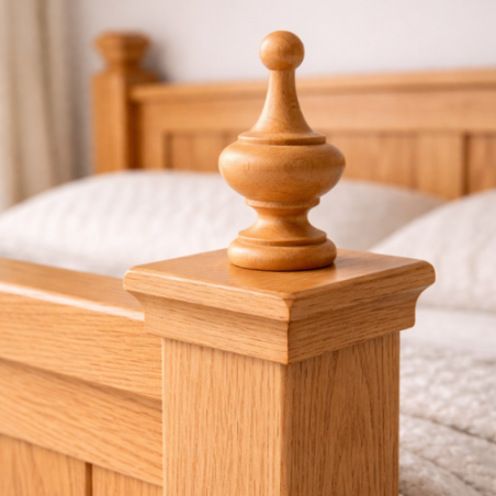 Terminale Tornito in legno Faggio