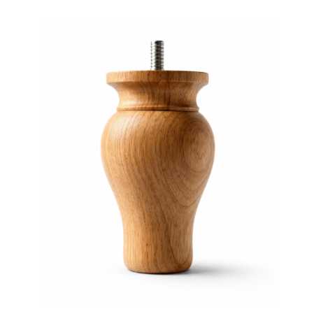 Piede Tornito in legno Faggio