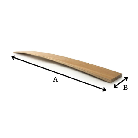 Doga in legno Faggio taglio personalizzato