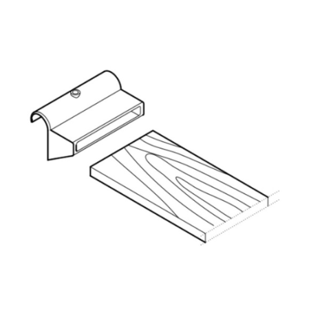 Supporto in PVC per Appoggio Doghe
