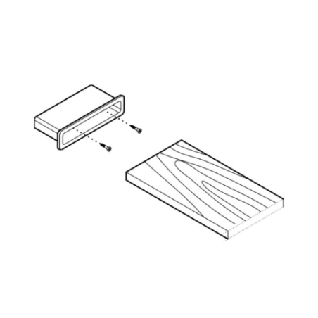 Supporto in PVC per Incasso Doghe