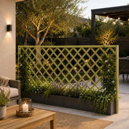 Grigliato in Legno Pino Impregnato Autoclave 180x60cm
