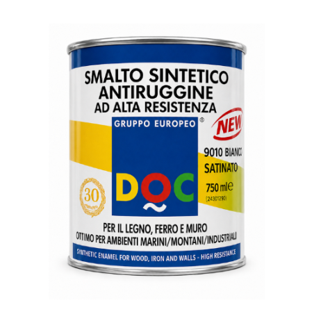 Smalto Sintetico Bianco Satinato per Legno