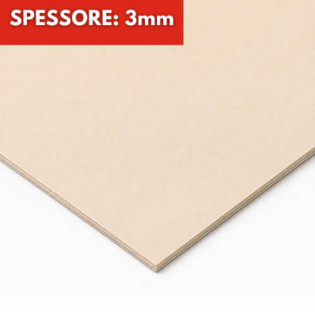 Pannello Compensato Pioppo Spessore 3mm Su Misura