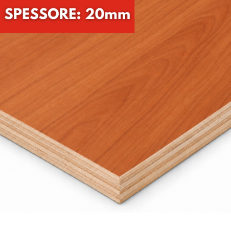 Pannello Multistrato Bilaminato Ciliegio Spessore 20mm Su Misura